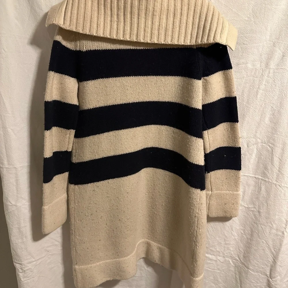 Gap 100% Lambs Wool Oversized Sweater Jacket Size M
